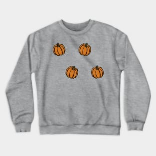 Cute pumpkin cartoon pattern simple minimal cartoon gourd Digital illustration Crewneck Sweatshirt